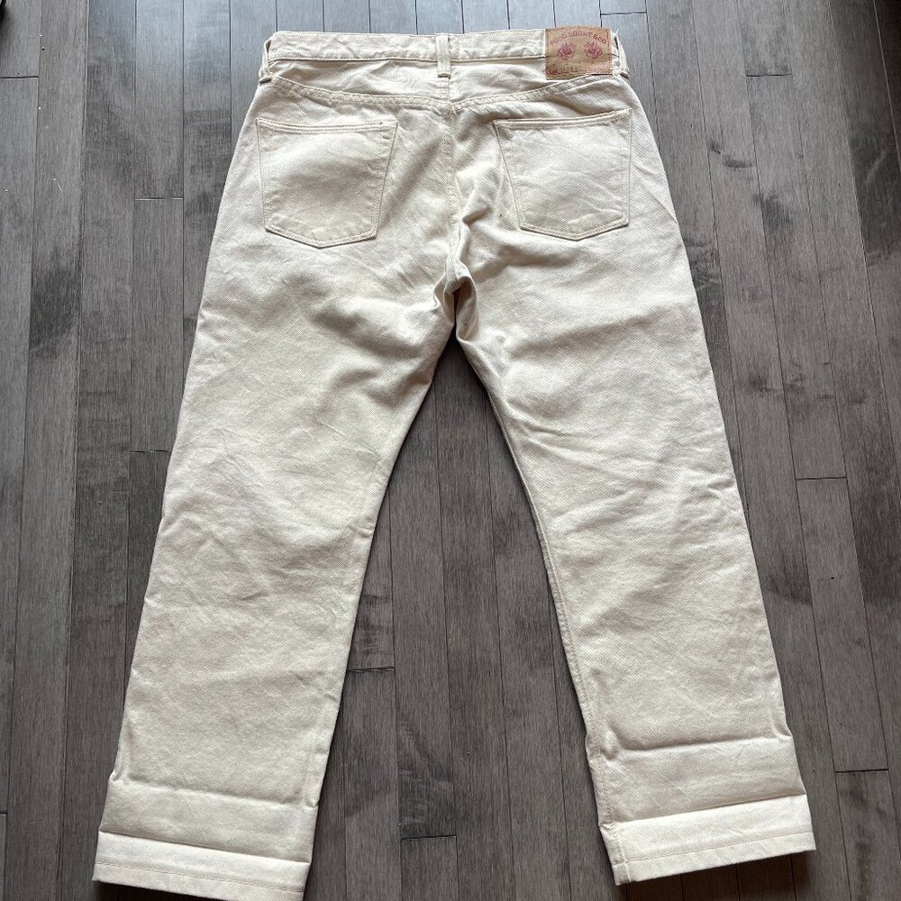 Full Count 1108EC Ecru Selvedge Denim Jeans - SZ 34, Made in Japan